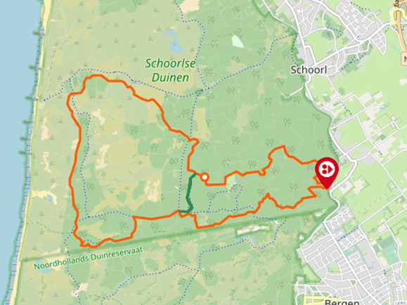 Mountainbike route Schoorl